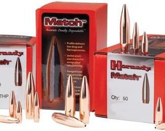 Hornady Match Bullets .22 cal .224" 75 gr BTHP- MATCH 600/ct