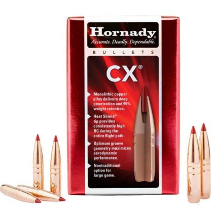 Hornady CX (Copper Alloy EXpanding) Bullets 6.5mm .264 90 GR CX (6.5 GRENDEL) 50/ct