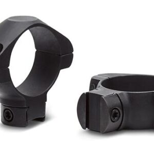 Konus 2-Piece Steel Riflescope Rings for Airguns & .22 Rails 1" Low - Black