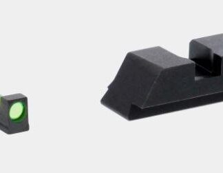 Ameriglo Green Fiber .115 FRONT Black REAR for Glock 42-43-43X-48