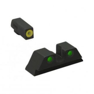 Meprolight ML40220 Hyper-Bright Yellow Ring Front/Green Rear Sights for Glock Models: 4243
