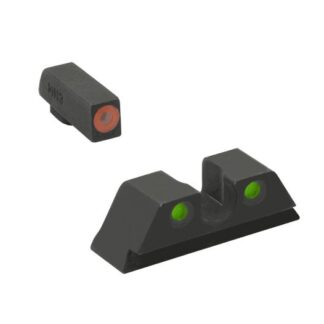 Meprolight ML41218 Hyper-Bright Orange Ring Front/Green Rear Sights for Kimber 1911 Pistols