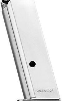 Mec-Gar Walther PPK/S .380 Magazine Standard Floorplate Nickel 7/rd