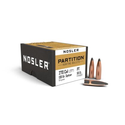 Nosler Partition Bullets .270 cal .277" 130 gr SPT 50/ct