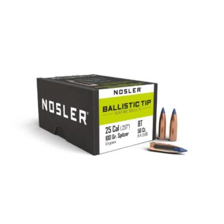 Nosler Ballistic Tip Hunting Bullets .25 cal .257" 100 gr SBT-BTIP 50/ct