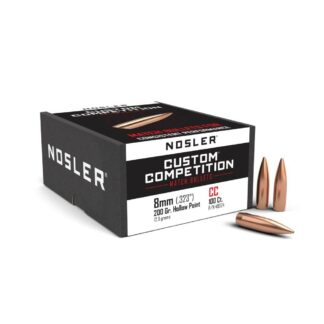 Nosler Custom Competition Bullets 8mm .323" 200 gr HPBT 100/ct