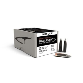 Nosler Ballistic SilverTip Hunting Bullets .25 cal .257" 115 gr SBT-BSTIP 50/ct