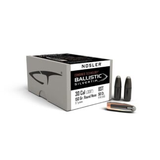 Nosler Ballistic SilverTip Hunting Bullets .30 cal .308" 150 gr RN-SBT-BSTIP 50/ct