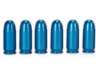 A-Zoom Aluminum Snap Caps .380 AUTO Blue 10/pk