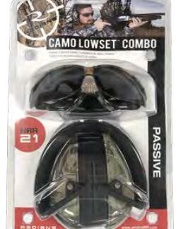 Radians Combo Set -Lowset  Camo EM with Outback Smoke Clear Glass