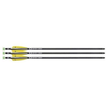 TenPoint EVO-X CenterPunch Lighted Alpha-Blaze Carbon Arrows 20" 3 Pack