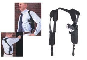 Uncle Mike's Pro-Pak Horizontal Shoulder Holsters Fits 3.25-3.75" Med. & Large Autos