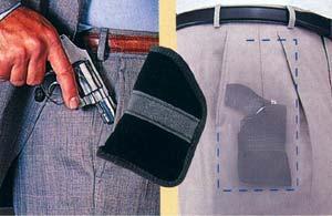 Uncle Mike's Inside the Pocket Holsters Most sub Compact 9mm/.40 Autos