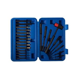 Dac Tech Gunmaster Brass & Steel Drive Pin and Roll Punch Set - 24 pc