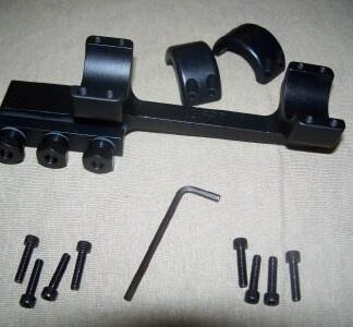 DNZ Freedom Reaper 1-Piece Forward Ring Picatinny Rail Mount - 1" Black