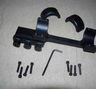 DNZ 1-Piece Freedom Reaper Forward Ring Picatinny Rail Mount - 30mm Black