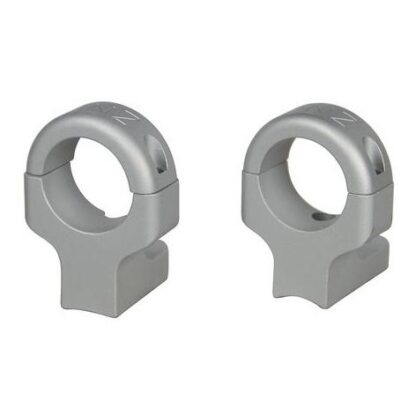DNZ  Game Reaper 2     2-Piece Ringmount (2 screws) - 1" High Silver Fits Howa 1500 Mossberg 100ATR 4X4 MVP Weatherby Vanguard Remington 7007217227