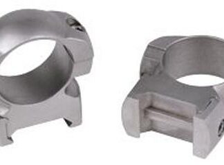 Weaver Grand Slam Steel Top Mount Scope Rings 1" Medium Silver