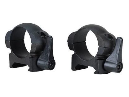 Weaver Grand Slam Leaver-Lok Top Mount Steel Scope Rings 1" Medium Matte
