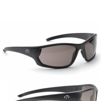 Walker's IKON Carbine Shooting Glasses Black with Smoke Lens