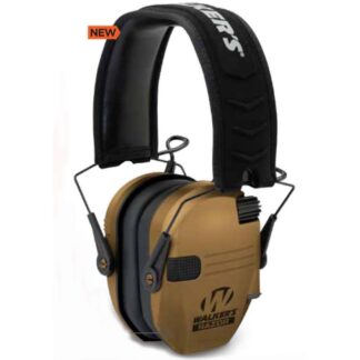 Walker's Razor Slim Electronic Muff - Battle Brown 23NRR