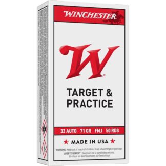 Winchester USA Handgun Ammunition .32 ACP 71 gr FMJ 50/ct
