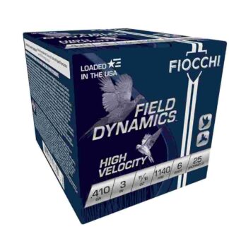 Fiocchi High-Velocity Hunting Load .410 ga 3" MAX 11/16 oz #6 1140 fps - 25/rd