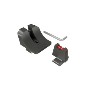 Canik Warren Tactical Suppressor Sight Fiber Front Wide Blacked Out Rear