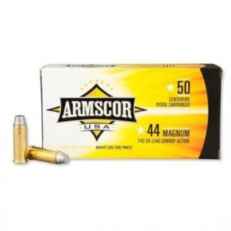 Armscor Handgun Ammunition .44 Mag 240 gr SWC 950 fps 50/ct