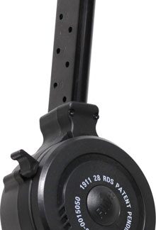 IVER JOHNSON MAGAZINE 1911 FS - 45ACP 28RD DRUM BLACK