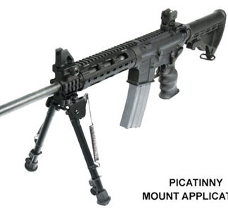 UTG BIPOD TACTICAL OP 8-12.4" - PICATINNY MOUNT W/STUD ADAPTER