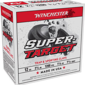 WINCHESTER TARGET 12GA 2.75" - 1-1/8OZ #7.5 1200FPS 250R CASE