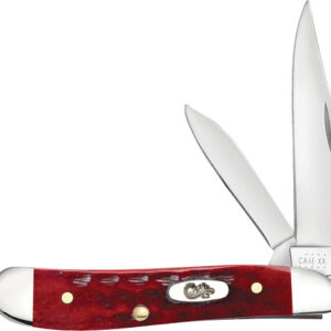 00781C_1 CASE KNIVES POCKET WORN OLD - RED BONE CORN COB JIG PEANUT